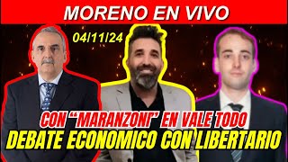 EN VIVO🔴 GUILLOTE MORENO DEBATE CON ALEX WRAGGE ECONOMISTA LIBERTARIO EN VALETODOVT [upl. by Cleary365]