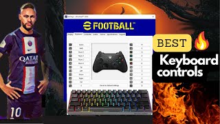 Best keyboard settings for dribbling  Keyboard Controls  eFootball 2023  PC [upl. by Haridan]