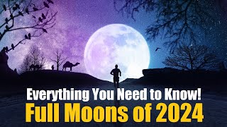 Full Moon 2024  Full Moon Calendar 2024  Astronomy Events 2024  its7EVEN [upl. by Laemsi915]