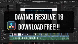 How to Download DaVinci Resolve 19 Free [upl. by Bottali]