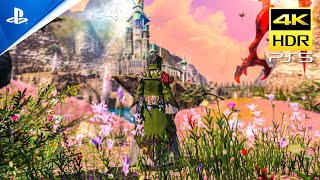 PS5 Gameplay ❯ Final Fantasy 14 Free Roam with Summoner  Ultra Settings ❯ 4K 60fps HDR [upl. by Arondell]