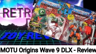 Leech amp Snout Spout  Wave 9 Deluxe MOTU Origins Unboxing and Review [upl. by Stoughton]