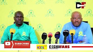 Press Conference with Manqoba Mngqithi and Denis Onyango  Mbabane Swallows vs Mamelodi Sundowns [upl. by Atinele808]