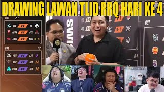 DRAWING LAWAN TLID RRQ M6 HARI KE 4 TLID TERANCAM REACTION STREAMER SWISS STAGE M6 [upl. by Ymma819]