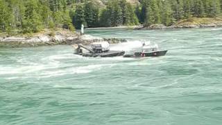 Sechelt Rapids  Tug And Barge [upl. by Ydnolem]