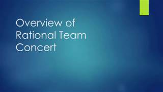 Rational Team Concert Overview [upl. by Otrebron]