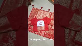 Designer blouse  customised blouse  saree blouse  matching bangles  model blouse [upl. by Ellerud]