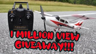 VolantexRC Mini Trainstar 3 Ch RC Plane  Unboxing  Review  1 Million Channel View Giveaway [upl. by Lombardy752]