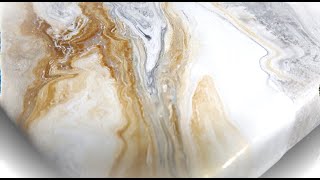 Stunning MARBLE EFFECT Flip Cup Marble Painting Technique  Acrylic Pouring Fluid Art 81 [upl. by Reppep892]