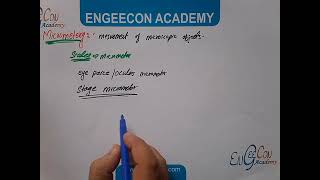 Class 11Th Biology Chapter Cell Structure and Function TopicMicrometry [upl. by Ycal187]