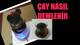 ÇAYCI DA ÇAY NASIL DEMLENİR ARÇELİK TİRYAKİ RİZE ÇAYI DEMLEME [upl. by Selrahc]