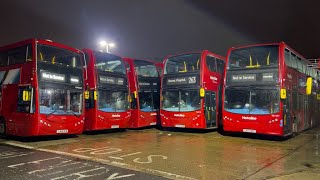 Bus routes in Potters Bar Bus Garage Metroline London [upl. by Radborne]