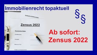 Achtung Zensus 2022 ab sofort  Tutorial [upl. by Ellerred913]