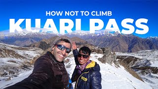 Epic Kuari Pass Trek In December  Winter Trekking At Its Best  Kuari Pass Documentary [upl. by Htbazile]