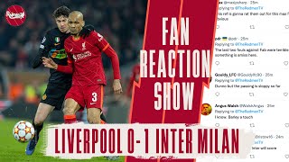 REDS SCRAPE THROUGH ON AGGREGATE  LIVERPOOL 01 INTER MILAN 21 on agg  LFC FAN REACTIONS [upl. by Leahsim]