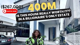 Is this House really worth N400m in a Billionaires Only Estate in Lekki Lagos Nigeria [upl. by Ateekal]