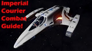 Elite Dangerous Imperial Courier Combat Build Guide [upl. by Arney]