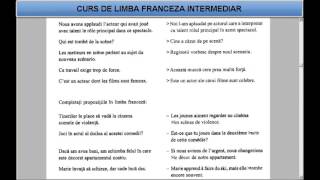 Curs de limba Franceza Intermediari temavocabular  Lectia 11 [upl. by Mahmoud]