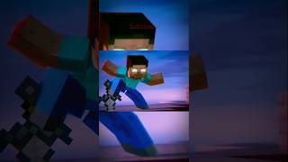 Herobrine Vs Steve Minecraft Fight Animation editstyle shorts [upl. by Eentihw397]