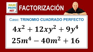 Caso 4 de factorización trinomio cuadrado perfecto Video 1 [upl. by Esma649]