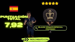 Análisis de la Pala de Pádel BlackCrown Special Pro ¡Potencia y Control en una Sola Pala [upl. by Storer171]