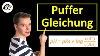 Puffergleichung HendersonHasselbalchGleichung  Chemie Tutorial [upl. by Holloway]