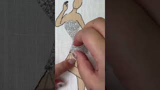 Smyrna stitch embroidery bordado dimensionalembroidery 프랑스자수 [upl. by Berny369]