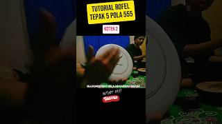 tutorial qasidahrebana ROFEL tepak 5 pola 555 KOTEK 2 youtubeshorts [upl. by Nnylrats]