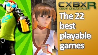 CXBX Reloaded  The 22 best playable games original xbox emulator  1440p [upl. by Aicertap792]