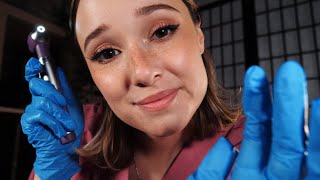 ASMR Southern Night Nurse Cranial Nerve Exam 🩺😴  Taking Good Care of You [upl. by Annaiuq]