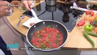 Recette  Piperade basque [upl. by Bum956]