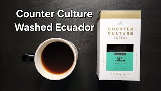 Counter Culture Coffee Review Raleigh North Carolina Washed Ecuador Abel Salinas [upl. by Giesser]