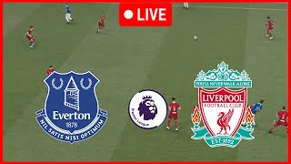 🔴LIVE Everton vs Liverpool  Premier League 2024 Match Video Game Simulation [upl. by Lerrud]