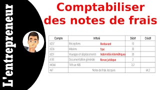 Comptabiliser des notes de frais  application [upl. by Kessia901]