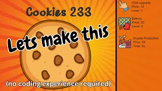 Cookie Clicker in construct 3 Beginner friendly [upl. by Sommers]