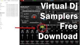 हिंदी  Virtual Dj Samplers Free Download Kaise Kare Aur Use kaise kare [upl. by Eimat]