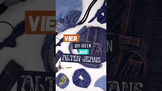 UPCYCLING von alten Jeans in Taschen Scrunchies Turnbeutel und Schlüsselanhänger [upl. by Harpp]