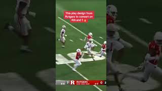 Rutgers pulled off the FUMBLEROOSKI for 45 yards 😂 shorts [upl. by Tooley293]