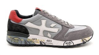 Premiata uomo sneaker Mick grigia SKU MICK3256 [upl. by Sethrida]