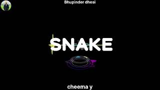 Snake  Cheema Y official video [upl. by Auqkinahs10]