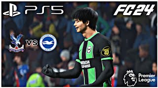 FC 24  Crystal Palace VS Brighton Albion  Premier League  Realistic Graphics Gameplay 4K60FPS PS5 [upl. by Velleman]