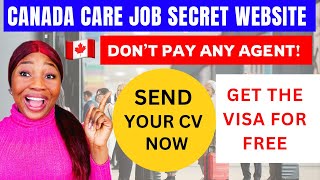 BREAKING NEWS Canada Government Is Giving Free Visa To Overseas Care Givers [upl. by Pani]