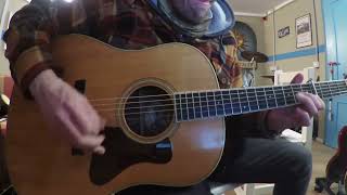 WILD BILL JONES HOT RIZE Charles Sawtelle Solo tab Collings Cj [upl. by Ttirrem743]