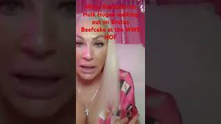 Missy Beefcake on Hulk Hogan walking out on Brutus Beefcake at the WWE HOF [upl. by Benil]