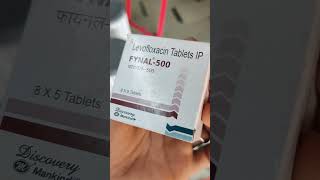 levofloxacin 500 tablet used in typhoid od dose [upl. by Kceb]