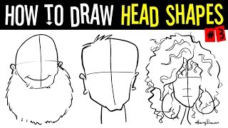 How To Draw Caricature Head Shapes [upl. by Norby880]