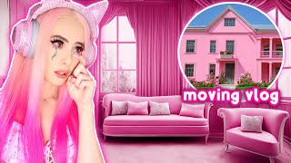 SAYING GOODBYE TO THE PINK HOUSE Moving Vlog  Pink House Tour [upl. by Ahtreb]