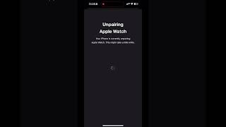 How to unpair Apple Watch ⌚️ from iPhone music edm alanwalker applewatchseries [upl. by Kenny]