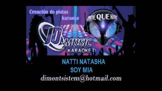 Natti Natasha soy mia karaoke [upl. by Spalla]