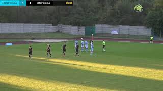 GKS Polonia Trzebnica vs KS Polonia Bielany Wrocławskie [upl. by Yrhcaz685]